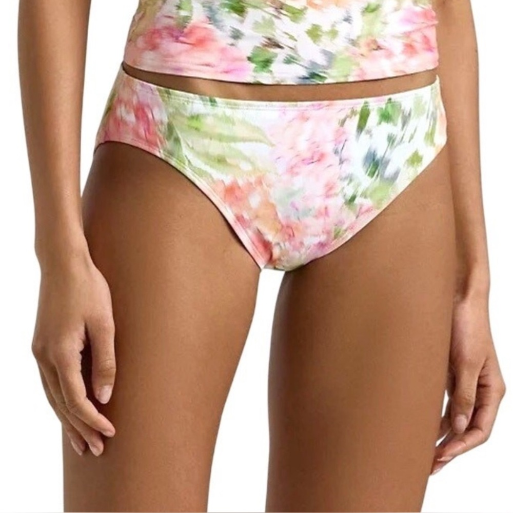 Trippy Floral Bikini Bottom - Size 8